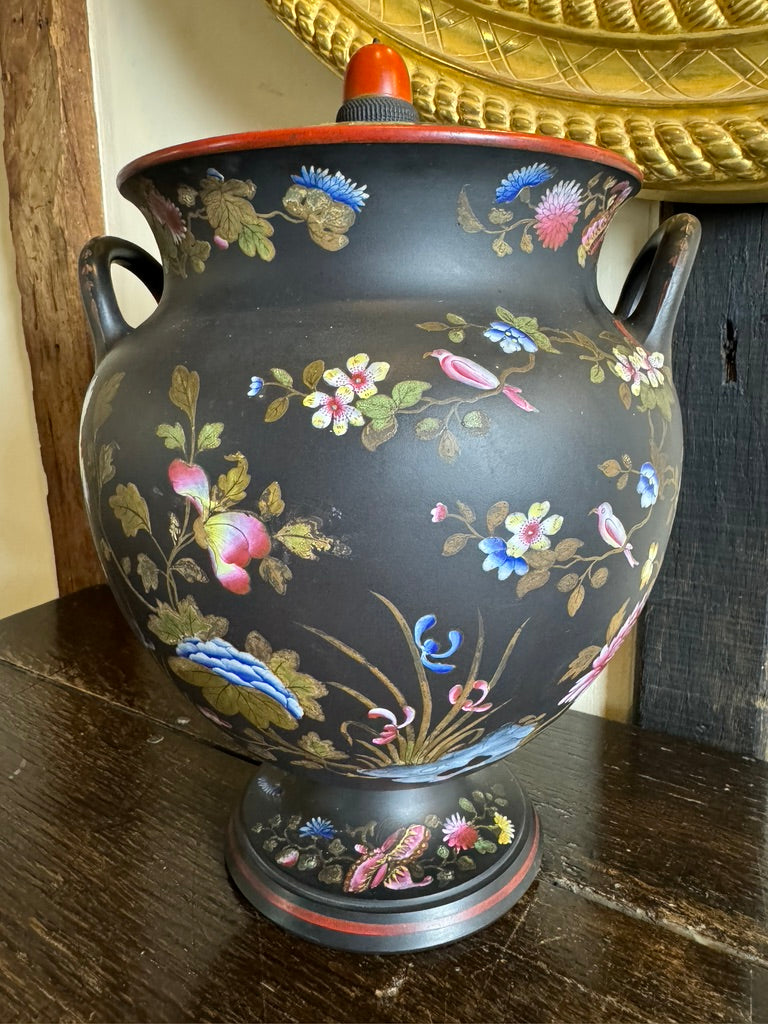 Wedgwood Black Basalt Vase c. 1840