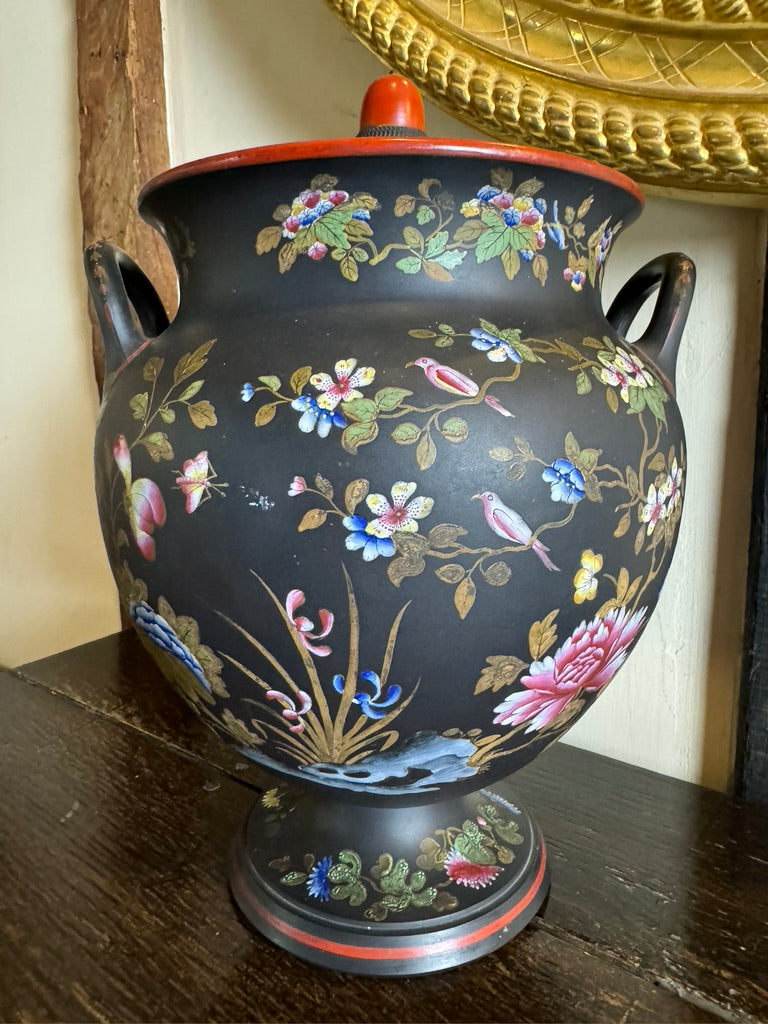 Wedgwood Black Basalt Vase c. 1840